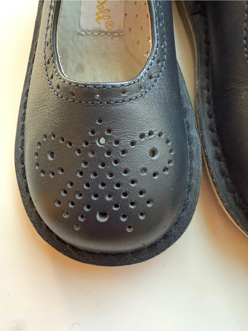 Nina Doll Girls Mary Jane British Dress Shoes Navy Blue Kids Sz 7 L’Amour Boden